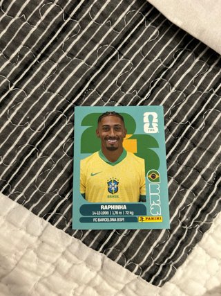 Cromo Raphinha Panini Mundial 2026