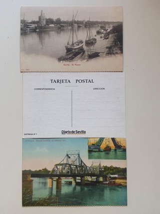 Lote Postales Antiguas Guadalquivir Sevilla