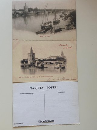 Lote Postales Antiguas Guadalquivir Sevilla