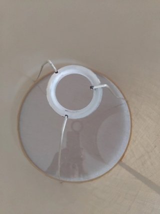 Pantalla lámpara yute 60cm