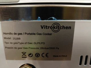 Hornillo Vitrokitchen 2 fuegos