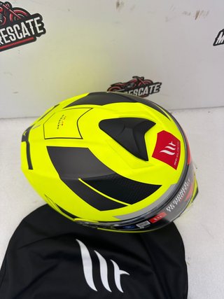 Casco MT T-S Amarillo Fluor Modular Nuevo