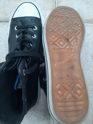 Zapatillas MTNG punta de goma negras
