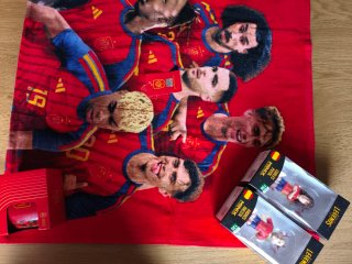 Figuras Minix Fútbol Leyendas Andrés Iniesta y Car