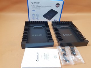 2x ORICO 1125SS Adaptador SSD 2.5 a 3.5