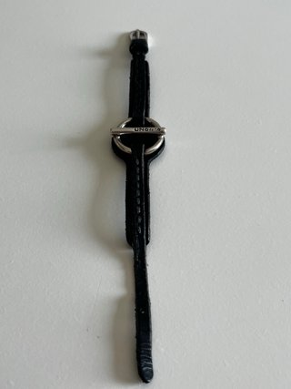 Pulsera UNOde50 Cuero y Plata Original