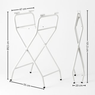Estructura Plegable Bañera Bebé Blanca