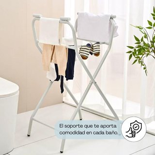 Estructura Plegable Bañera Bebé Blanca