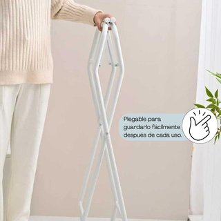 Estructura Plegable Bañera Bebé Blanca