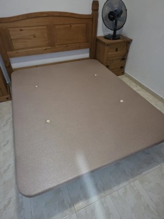 Somier tapizado "Tapiflex" 1,50cms