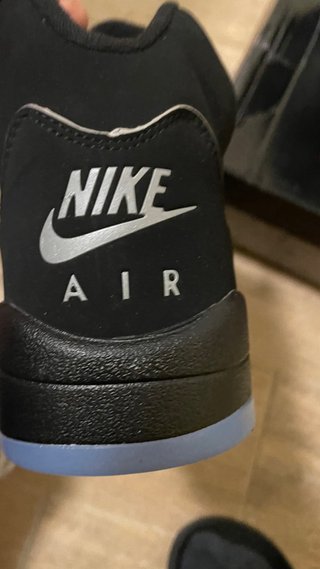 Jordan 5 Metallic OG Black Tails 42