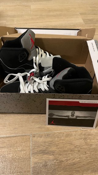 Jordan 5 Metallic OG Black Tails 42