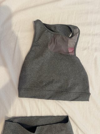 Conjunto deportivo PINK gris