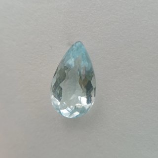 Aguamarina 1.51 ct Talla Pera Natural IGE