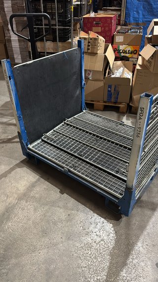 Box Contenedor Malla Metálica 1.20x1x1 resistente