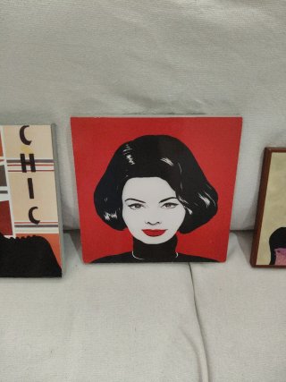 4 Cuadros Decorativos Mujer