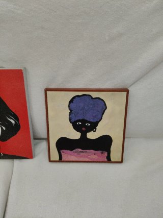 4 Cuadros Decorativos Mujer