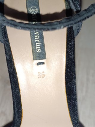 Zapatos Stradivarius Negros Talla 36 -terciopelo