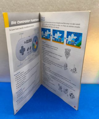 MANUALE SNES SUPER MARIO WORLD PAL GERMANIA