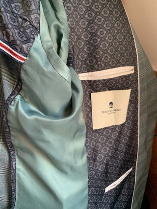Blazer verde con cuadros