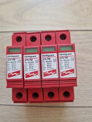 4x Protectores Sobretensiones DEHNguard 275 FM