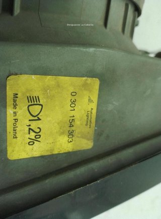 Opel 91157027, 0301154303 faro frontera b 23353893