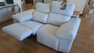 Sofá extensible automático gris
