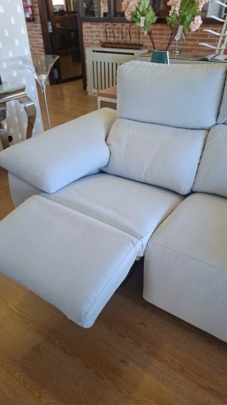 Sofá extensible automático gris