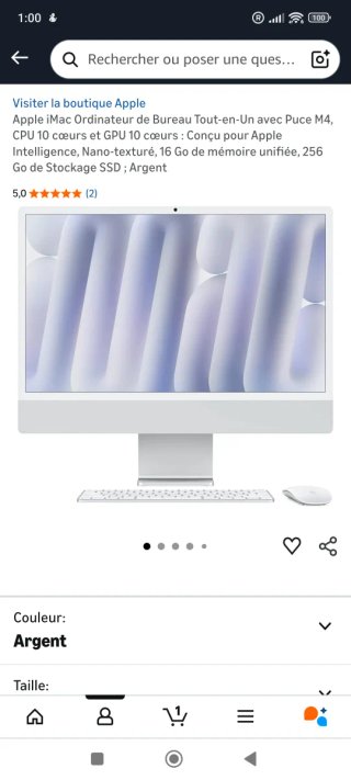 Ordenador de sobremesa Apple iMac