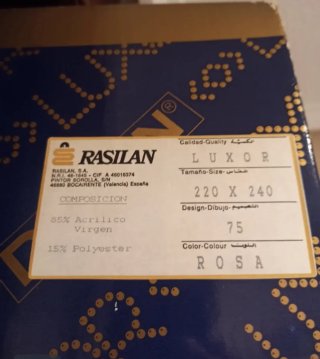 Manta Rasilan 150cm aterciopelada