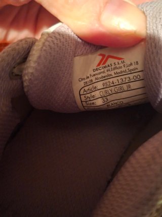Deportivas Tenth niña Talla 32
