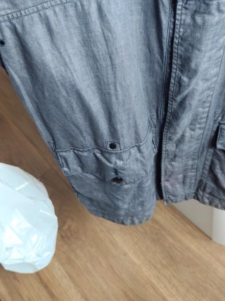 Gabardina Stone Island Gris Verano