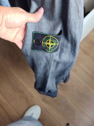 Gabardina Stone Island Gris Verano