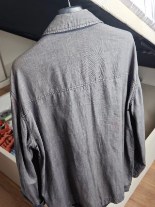 Gabardina Stone Island Gris Verano