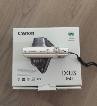 Cámara Canon IXUS 160 Blanca con Caja