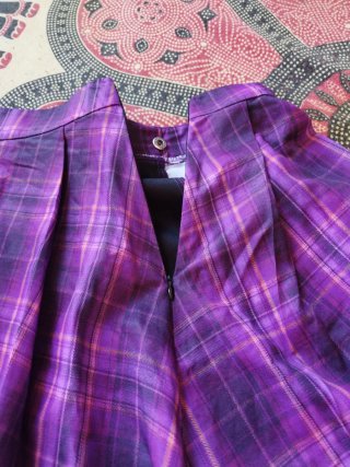 Falda gótica Romwe Morado/Negro Talla S