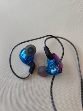 Auriculares QKZ AK6 Hi-Res con graves - Azules