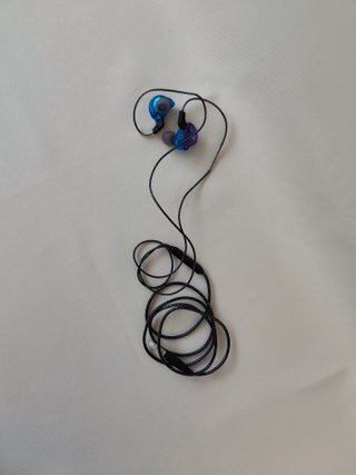 Auriculares QKZ AK6 Hi-Res con graves - Azules