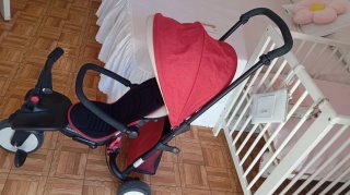 Triciclo de paseo rojo
