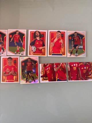 CROMOS SELECCIÓN ESPAÑOLA DE FÚTBOL