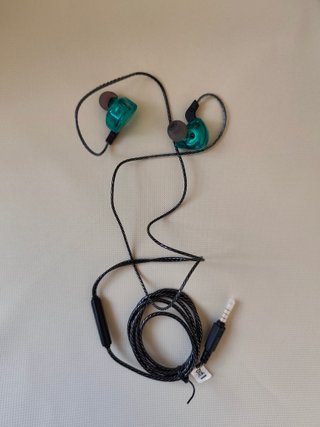 Auriculares QKZ AK6 Hi-Res con graves - Verdes