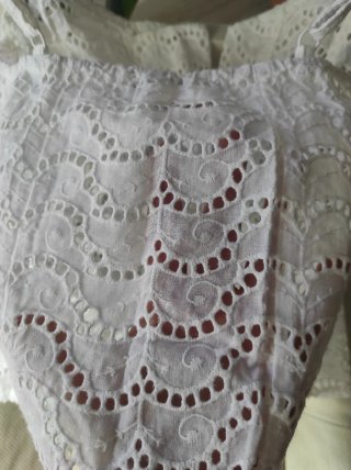Top Morgan Blanco Tirantes Encaje Talla M
