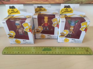 3 Mini Action Figure Bart Simpson Jakks