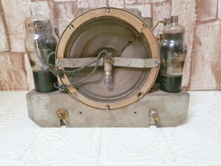 Radio antigua válvulas baquelita madera vintage