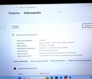 LENOVO THINKPAD L490 INTEL CORE I5 512GB 16 RAM