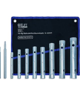 Kit Llaves Tubo CCLIFE 6-22 mm