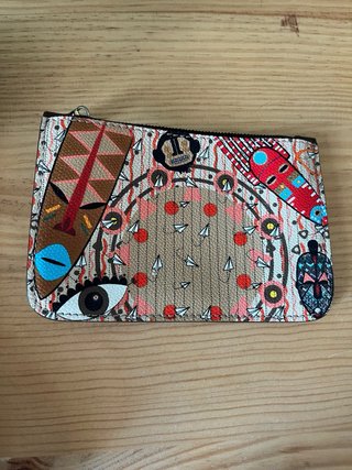 Bolso Furla Marrón y multocolor.