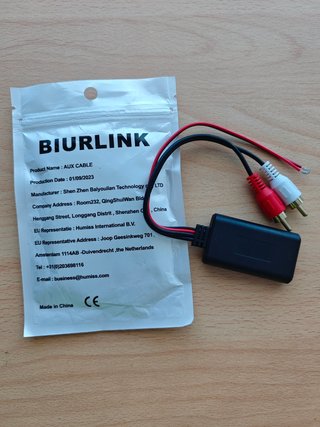 Adaptador Bluetooth Biurlink para Audio
