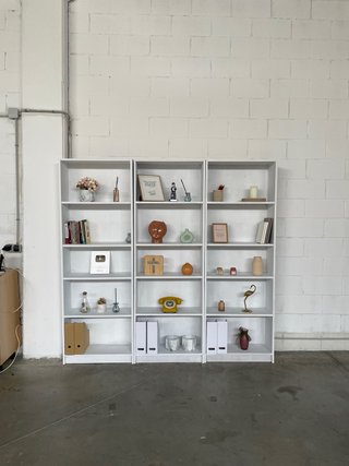 Lote 3 Librerías IKEA GERSBY Blancas