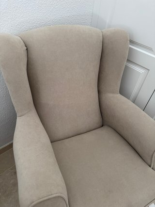 Sillón de lactancia beige